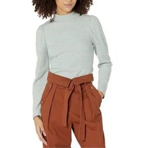 Madewell Light Green Knit Sweater Size S